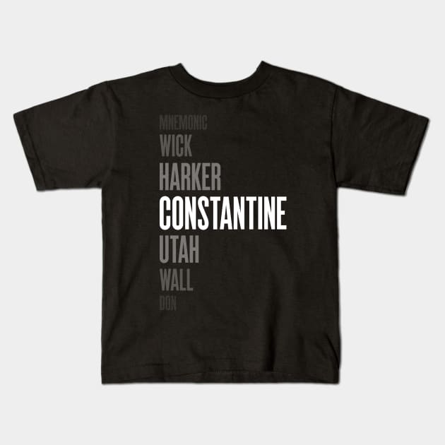 Constantine Kids T-Shirt by 12&24